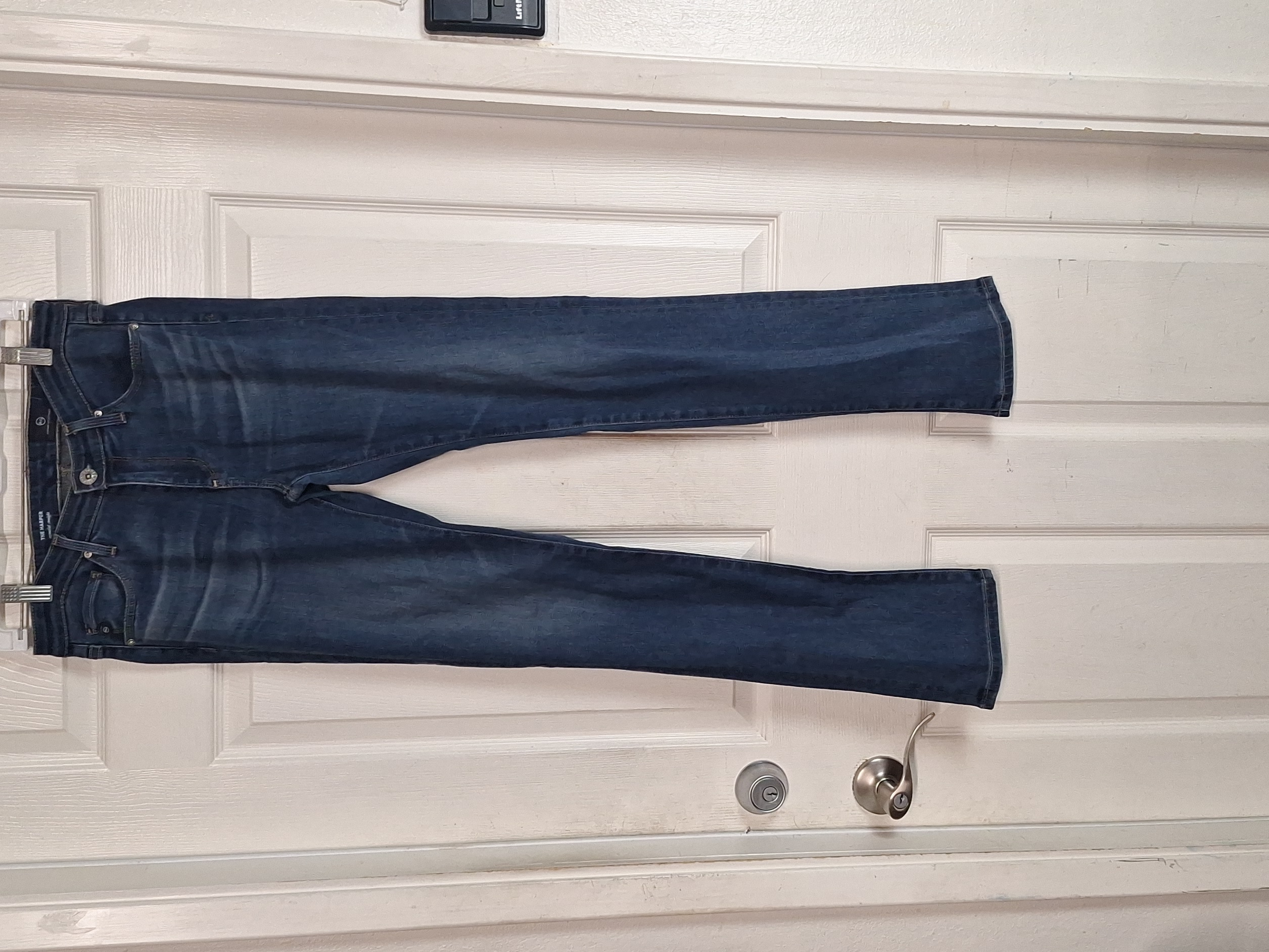 Ag Adriano Goldschmied Harper Straight Leg Jeans Women 25 R Blue Jean